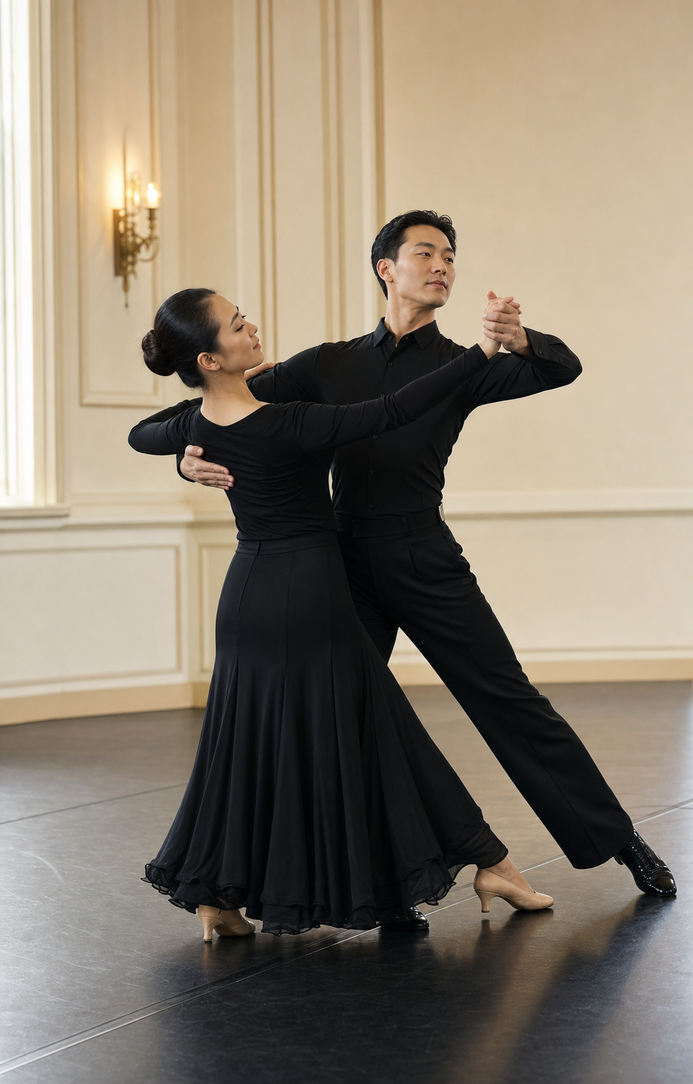 International Standard ballroom couple training